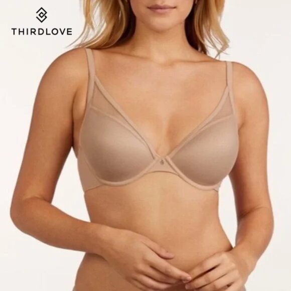 ThirdLove Other - 24/7® Classic Uplift Plunge Bra, SZ 34C, EUC